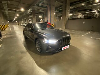 2020 Genesis G70 I Рестайлинг, серый, 2600000 рублей, вид 3