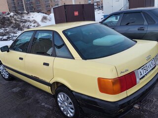 1991 Audi 80 IV (B3), жёлтый, 600000 рублей, вид 2