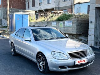 2004 Mercedes-Benz S-Класс 350 IV (W220) Рестайлинг, серебристый, 1150000 рублей, вид 4