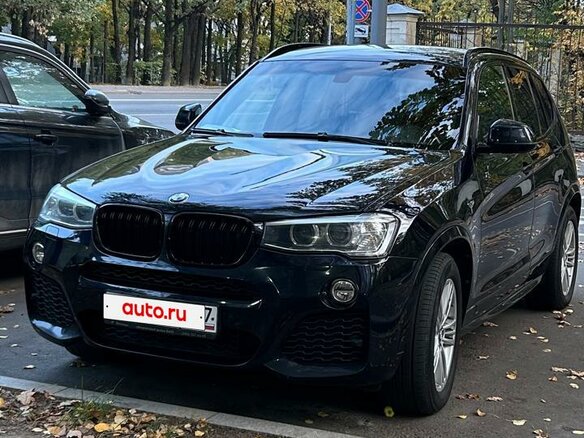 2014 BMW X3 20i xDrive II (F25) Рестайлинг, чёрный