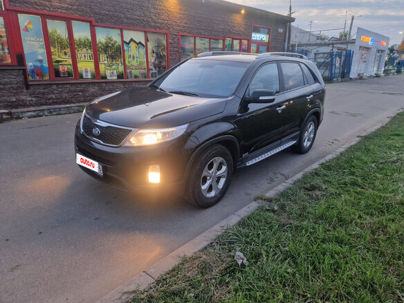 2019 Kia Sorento II Рестайлинг, чёрный - вид 2