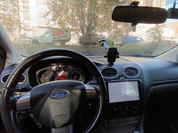 2008 Ford Focus II Рестайлинг, чёрный, 450000 рублей - вид 7