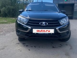 2019 Lada (ВАЗ) Granta I Рестайлинг, чёрный, 470000 рублей, вид 4