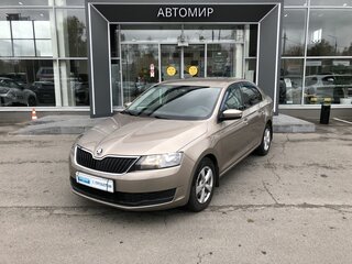 2018 Skoda Rapid I Рестайлинг, бежевый, 1389500 рублей, вид 1