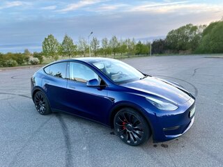 2022 Tesla Model Y Performance I, синий, 2650000 рублей, вид 3