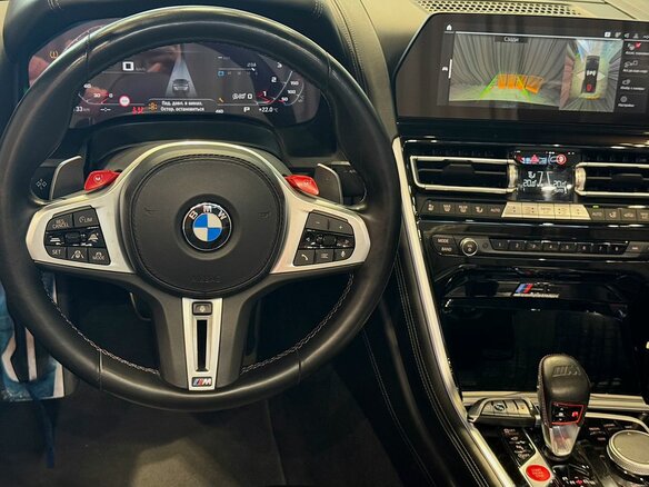 2022 BMW M8 Competition I (F91/F92/F93) Рестайлинг, синий - вид 25