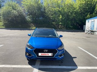 2017 Hyundai Solaris II, синий, 1120000 рублей, вид 1