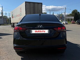 2021 Hyundai Solaris II Рестайлинг, чёрный, 1900000 рублей, вид 4