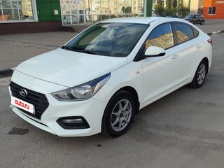 2018 Hyundai Solaris II, белый, 1345000 рублей, вид 1