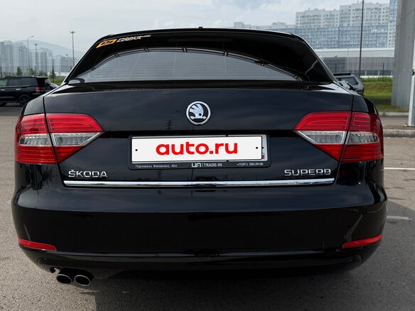 2014 Skoda Superb DSG II Рестайлинг, чёрный, 1200000 рублей - вид 2