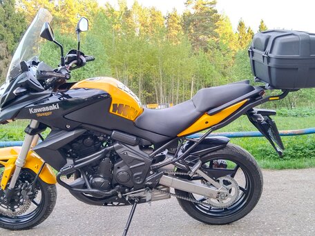 2013 Kawasaki Versys 650, жёлтый, 450000 рублей, вид 2