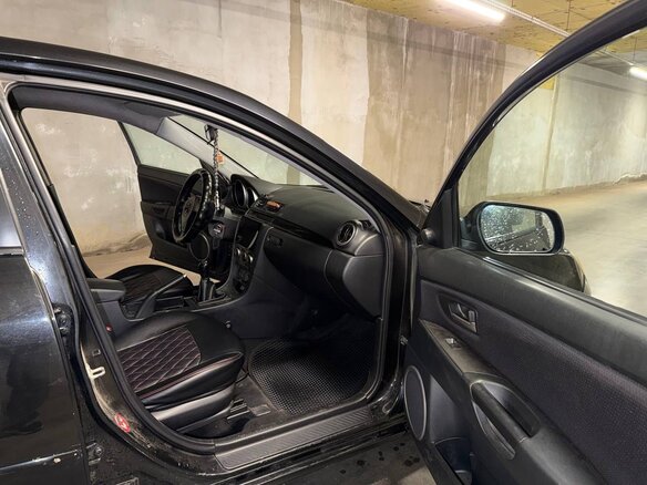 2007 Mazda 3 I (BK) Рестайлинг, чёрный, 540000 рублей - вид 12