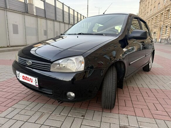 2012 Lada (ВАЗ) Kalina I, чёрный, 380000 рублей - вид 3