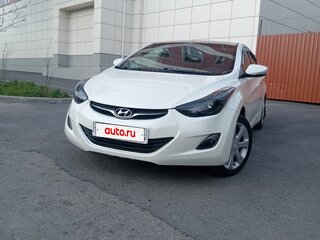 2013 Hyundai Elantra V (MD), белый, 980000 рублей, вид 2