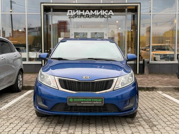 2012 Kia Rio III, синий, 795000 рублей - вид 1