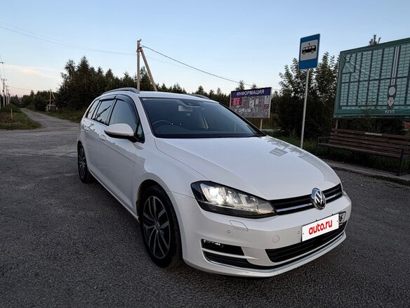 2014 Volkswagen Golf VII, белый, 1150000 рублей - вид 1