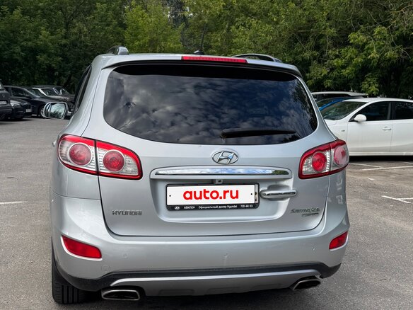 2011 Hyundai Santa Fe II Рестайлинг, серебристый - вид 6