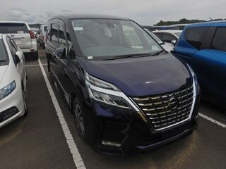 2020 Nissan Serena S-Hybrid V (C27) Рестайлинг, синий, 2550000 рублей, вид 4