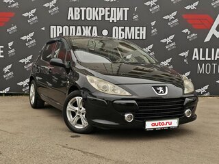 2007 Peugeot 307 I Рестайлинг, чёрный, 569000 рублей, вид 1