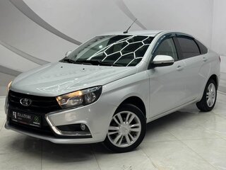 2017 Lada (ВАЗ) Vesta I, серебристый, 769000 рублей, вид 1