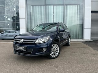 2013 Volkswagen Tiguan I Рестайлинг, синий, 1380000 рублей, вид 2