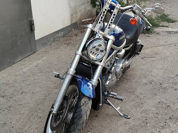 2008 Harley-Davidson V-Rod, синий, 840000 рублей - вид 3