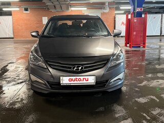 2015 Hyundai Solaris I Рестайлинг, серый, 470000 рублей, вид 2