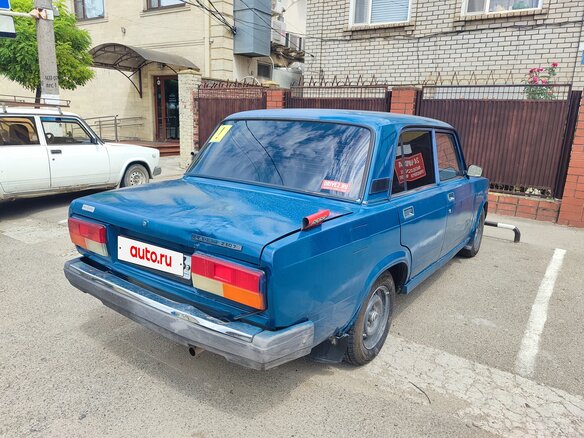 2005 Lada (ВАЗ) 2107, синий, 110000 рублей - вид 3