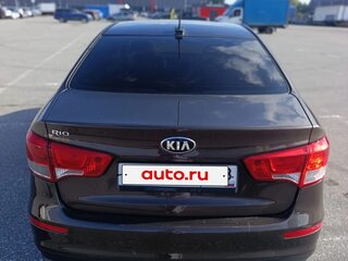 2017 Kia Rio III Рестайлинг, коричневый, 1200000 рублей, вид 5
