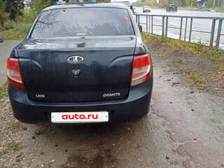 2012 Lada (ВАЗ) Granta I, чёрный, 357000 рублей, вид 3