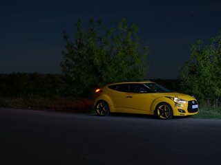 2012 Hyundai Veloster I, жёлтый, 1050000 рублей, вид 3