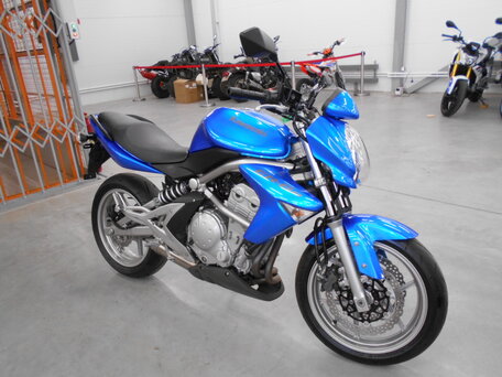 2008 Kawasaki ER-6N, синий, 395000 рублей, вид 1