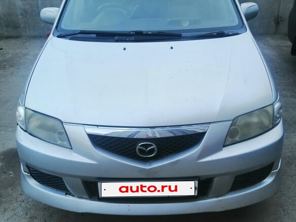 2001 Mazda Premacy I (CP), серебристый, 290000 рублей - вид 2