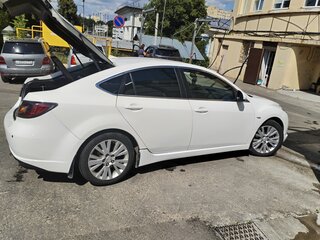 2008 Mazda 6 II (GH), белый, 650000 рублей, вид 5