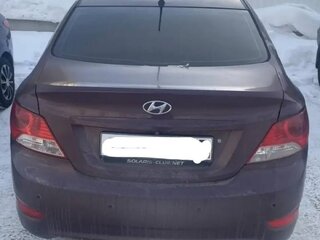 2011 Hyundai Solaris I, фиолетовый, 660000 рублей, вид 4