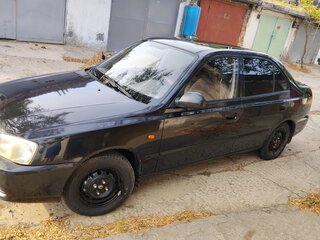 2008 Hyundai Accent ТагАЗ II, чёрный, 650000 рублей, вид 4