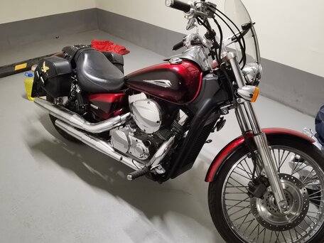 2008 Honda Shadow 400, красный, 470000 рублей, вид 1
