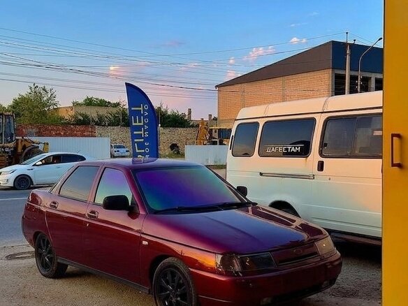 2005 Lada (ВАЗ) 2110, красный, 225000 рублей - вид 2