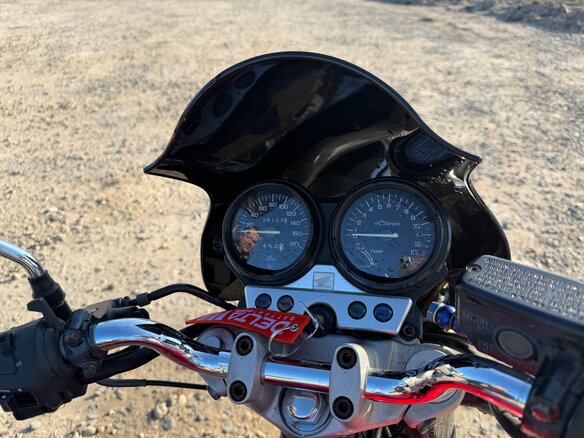 1993 Honda CB 400 Super Four, красный, 250000 рублей - вид 6