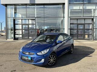 2011 Hyundai Solaris I, синий, 600000 рублей, вид 1