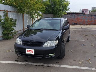 2003 Toyota Corolla Fielder IX (E120, E130), чёрный, 660000 рублей, вид 1