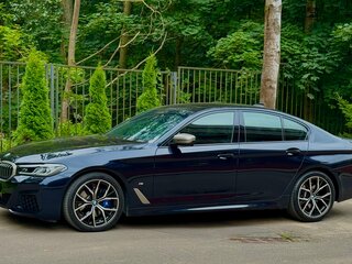 2021 BMW 5 серии 530i VII (G30/G31/G38) Рестайлинг, синий, 5990000 рублей, вид 4