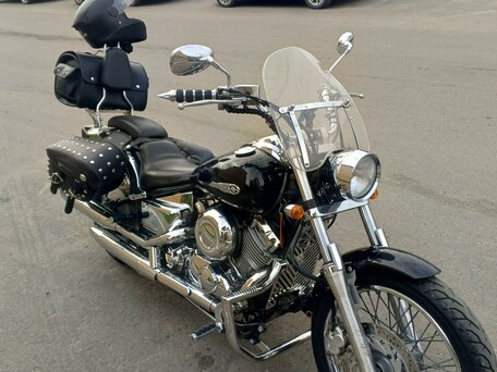 2003 Yamaha XVS400 Drag Star, чёрный, 350000 рублей, вид 1
