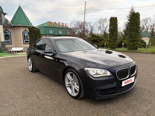 2013 BMW 7 серии 740d xDrive V (F01/F02/F04) Рестайлинг, синий, 3500000 рублей, вид 2