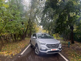 2015 Hyundai Santa Fe III Рестайлинг, серебристый, 2150000 рублей, вид 2