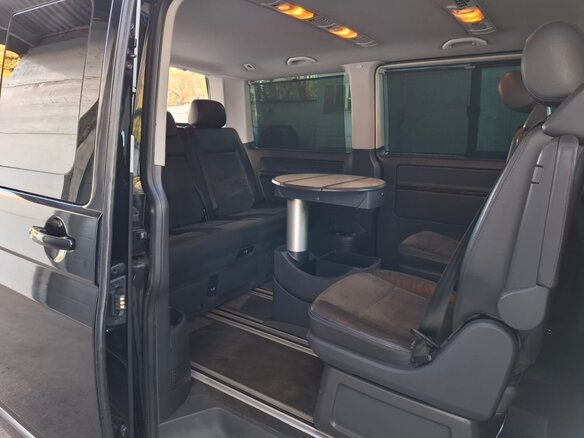 2014 Volkswagen Multivan T5 Рестайлинг, чёрный, 2350000 рублей - вид 12