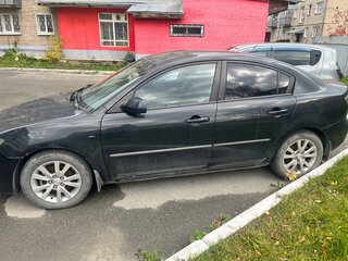 2006 Mazda 3 I (BK) Рестайлинг, чёрный, 480000 рублей, вид 4
