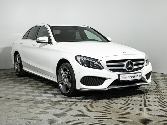 2014 Mercedes-Benz C-Класс 180 IV (W205), белый - вид 2