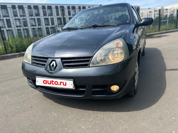 2006 Renault Symbol I Рестайлинг 2, серый