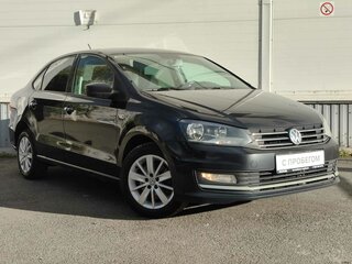 2016 Volkswagen Polo V Рестайлинг, чёрный, 735000 рублей, вид 3